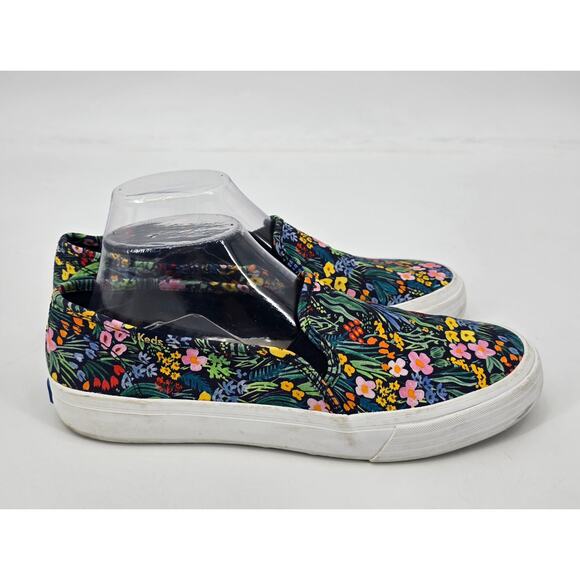 Keds x Rifle Paper Co. Double Decker Garden Party  Canvas Slip-Ons  US 10 - Picture 4 of 10